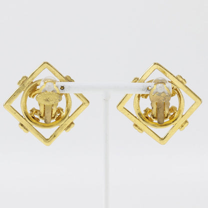 Chanel Gold Plated Earrings