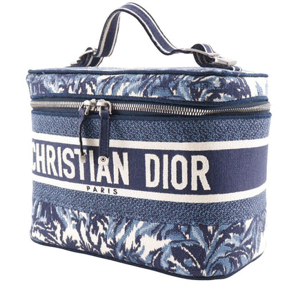 Dior Travel Vanity Embroidery Canvas Handbag