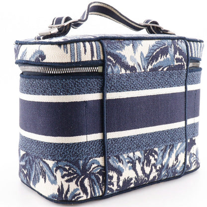 Dior Travel Vanity Embroidery Canvas Handbag