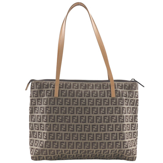 Fendi Zucchino Canvas Tote Bag
