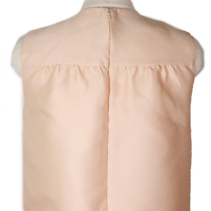 Prada Polyester Dress Pink Beige