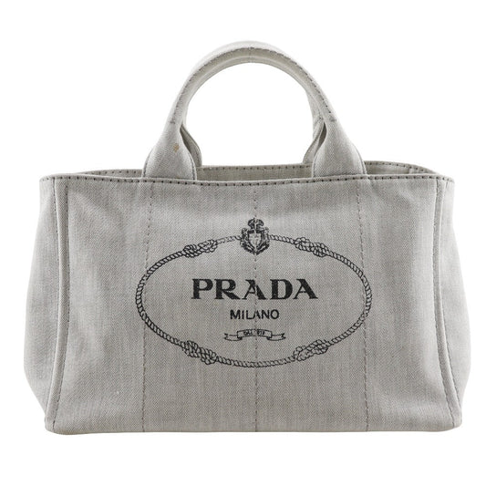 Prada Canapa Denim 2way Handbag