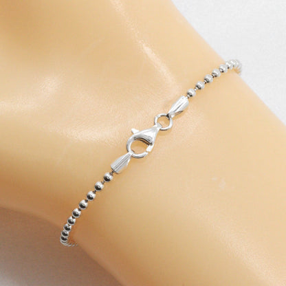 Gucci Logo Plate Silver 925 Bracelet
