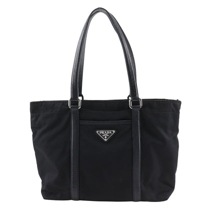 Prada BR2311 Nylon Leather Tote Bag