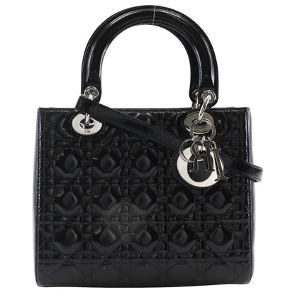 Dior Lady Dior Patent Leather 2way Bag