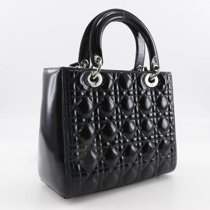 Dior Lady Dior Patent Leather 2way Bag