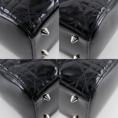 Dior Lady Dior Patent Leather 2way Bag