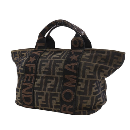 Fendi Zucca Nylon Canvas Handbag