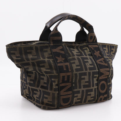 Fendi Zucca Nylon Canvas Handbag
