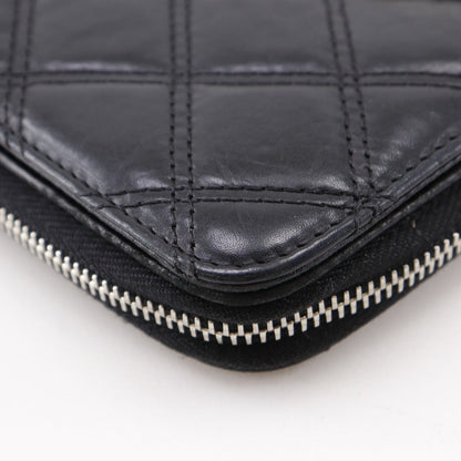 Chanel Paris New York Line Lambskin Long Wallet