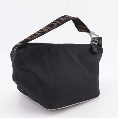 Fendi Logo Nylon Canvas Handbag
