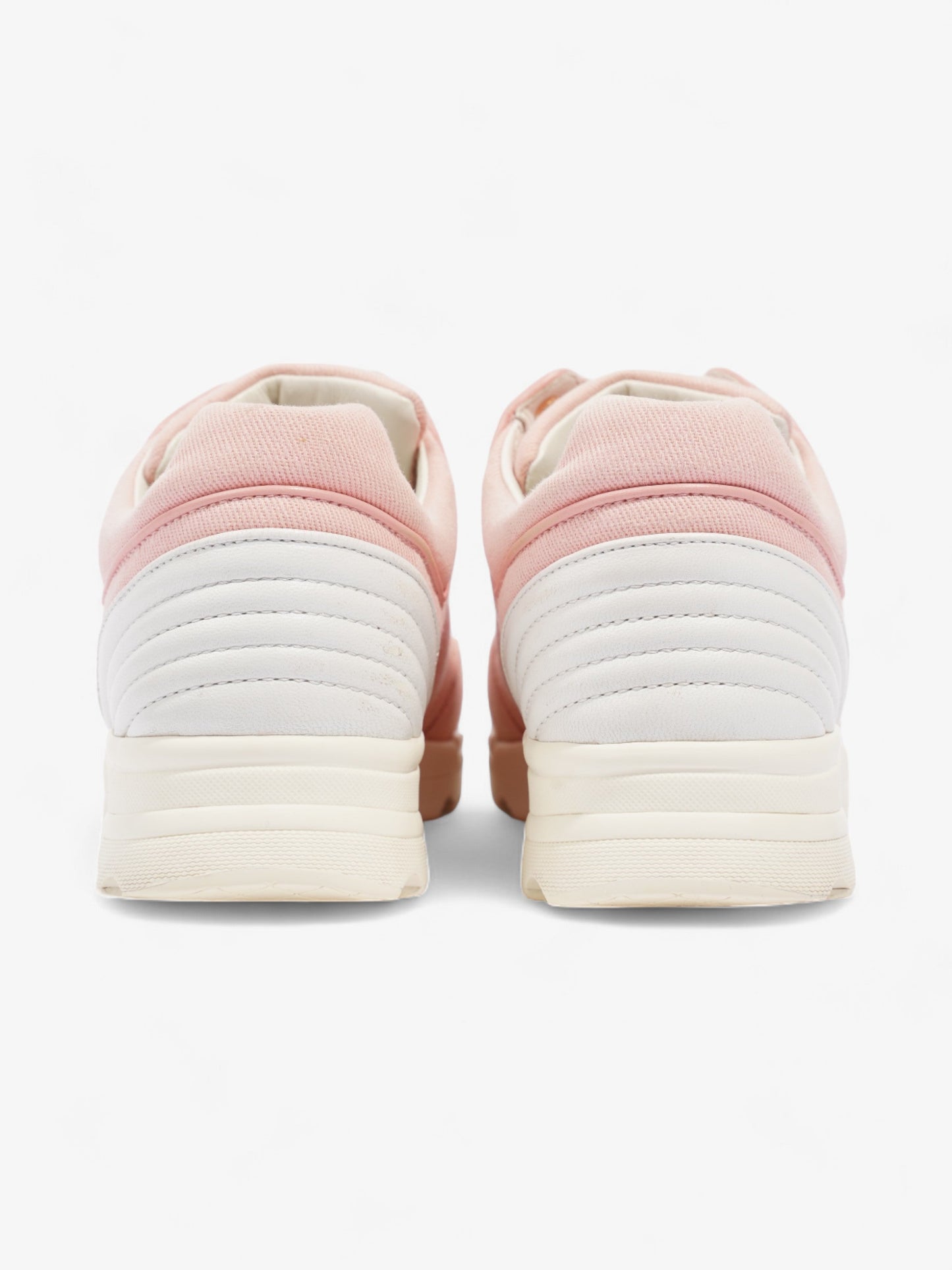 Chanel CC Canvas Sneakers Pink / White Canvas EU 37.5 UK 4.5