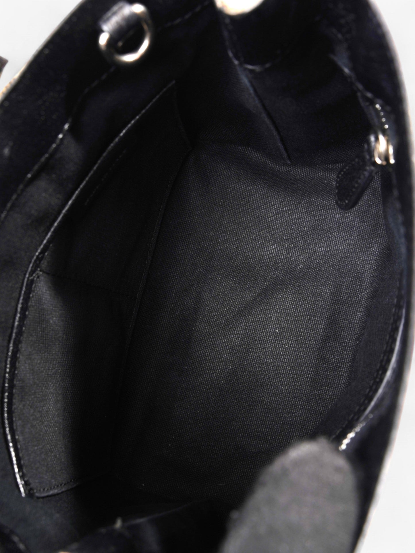 Burberry Banner Bag Haymarket Check / Black Cotton Small