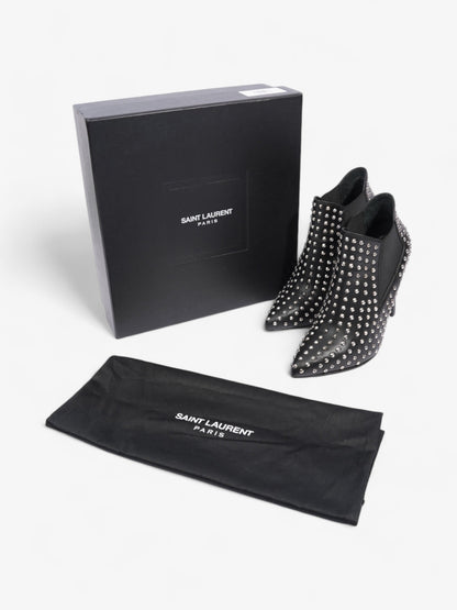 Saint Laurent Paris 110 Black Leather EU 38.5 UK 5.5