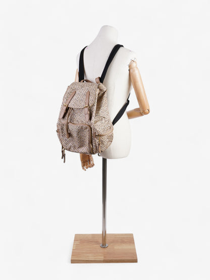 Burberry TB Backpack Blush / Beige / Black Nylon Medium