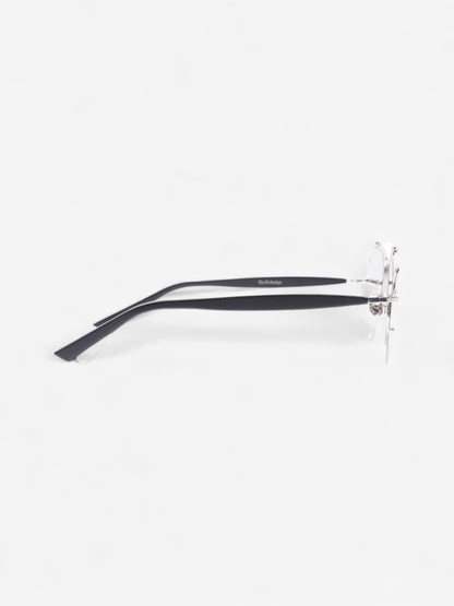 Christian Dior Technologic Sunglasses Silver / Black Acetate 145mm