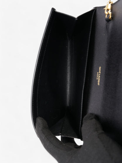 Saint Laurent Uptown Crossbody Black Grained Leather