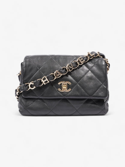Chanel 19 Flap Black Lambskin Leather