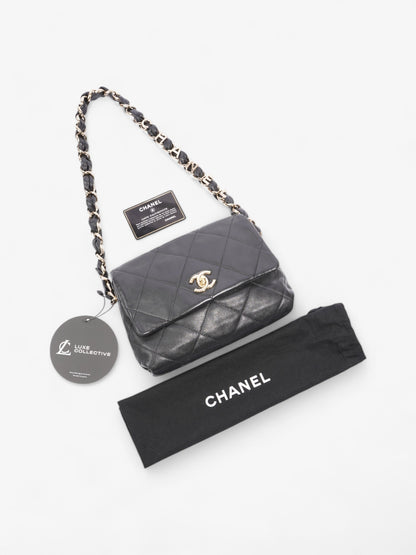 Chanel 19 Flap Black Lambskin Leather