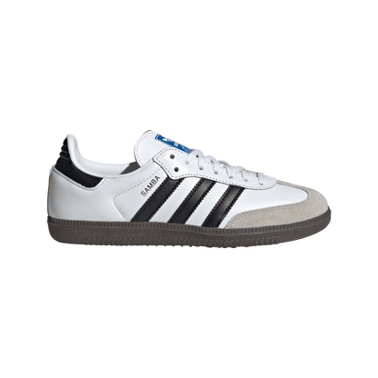 Big Kids' Adidas Samba OG J "White Black Gum"