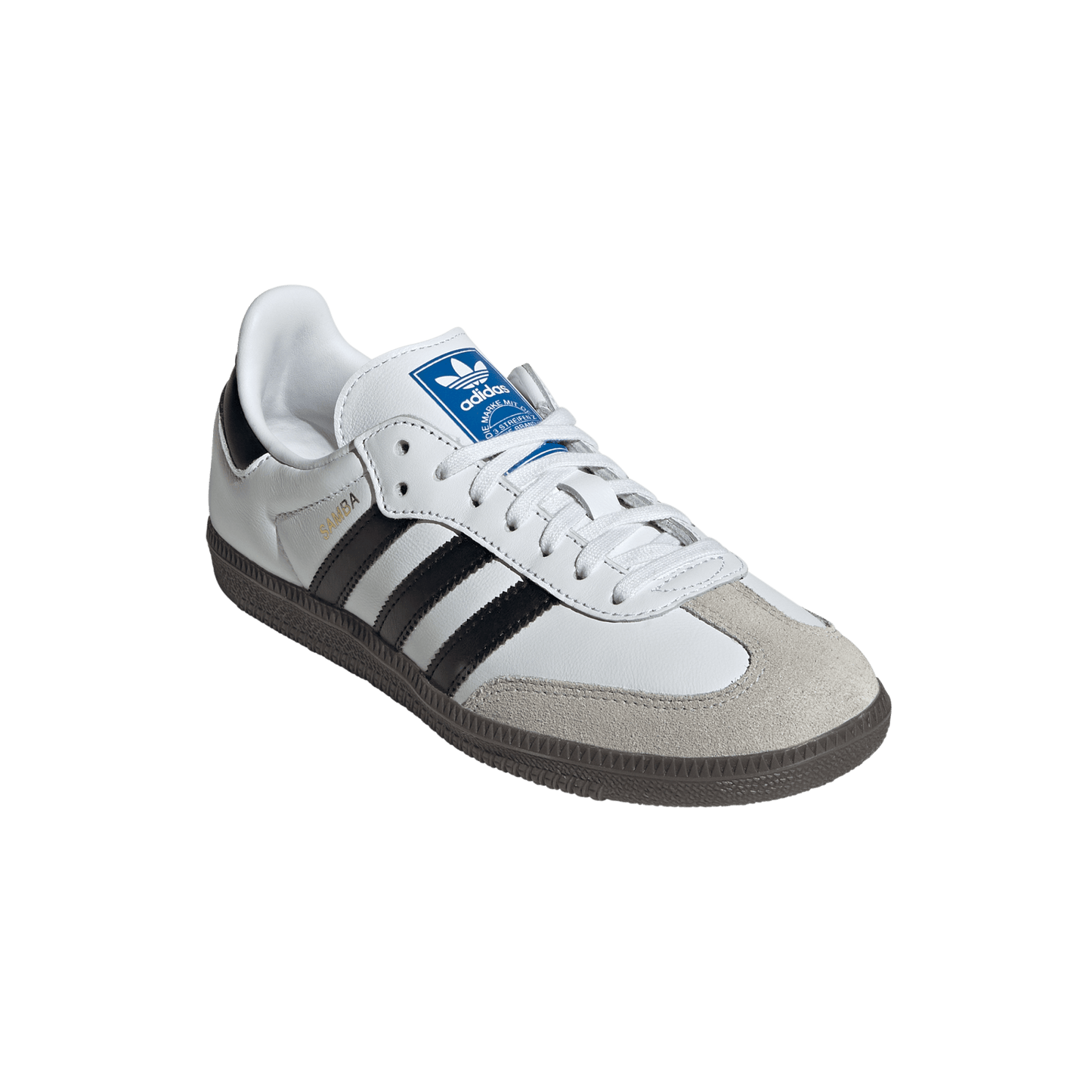 Big Kids' Adidas Samba OG J "White Black Gum"