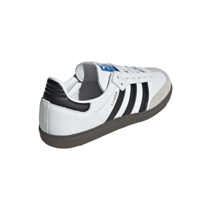 Big Kids' Adidas Samba OG J "White Black Gum"