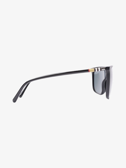 Burberry Aviator Sunglasses Black / House Check Acetate 145mm
