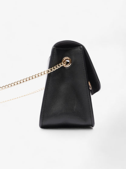 Coach Turnlock Black Leather Small