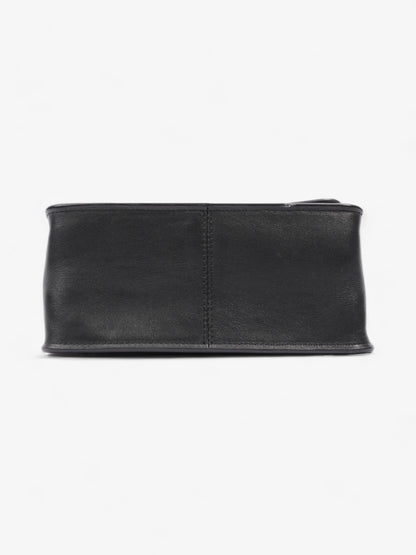 Coach Turnlock Black Leather Small