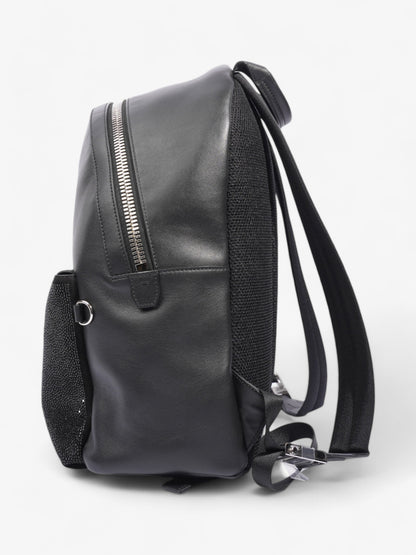 Fendi Carlito Karl Lagerfeld Backpack Black Leather