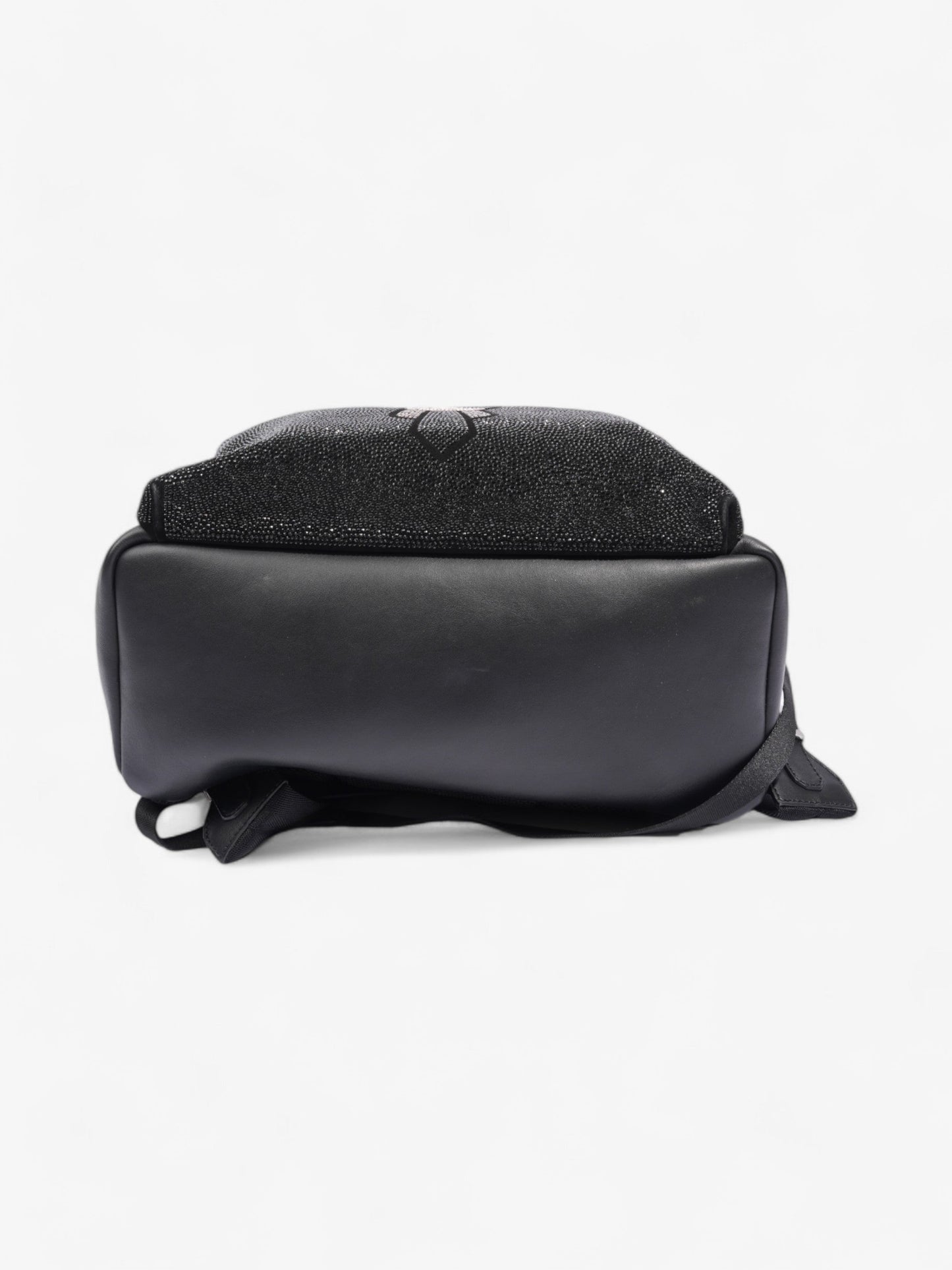 Fendi Carlito Karl Lagerfeld Backpack Black Leather