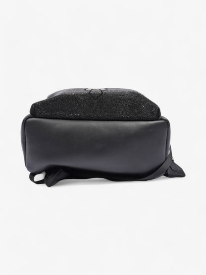 Fendi Carlito Karl Lagerfeld Backpack Black Leather