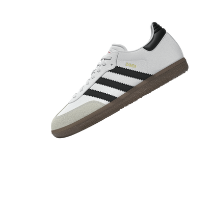 Big Kids' Adidas Samba Classic J "White Black Gum" (Unisex)