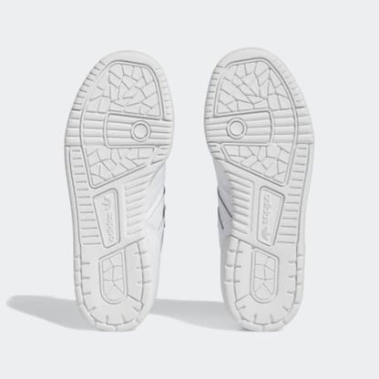 Big Kids' Adidas Rivalry Low "Cloud White Grey"
