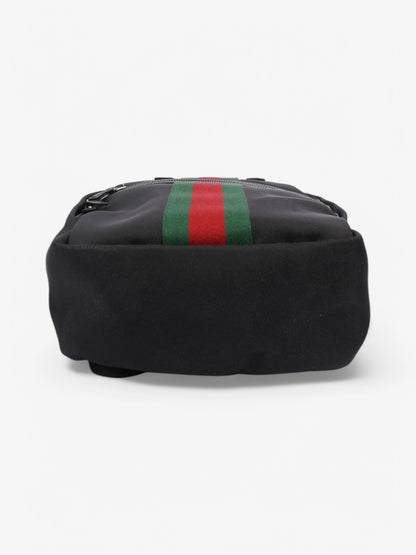 Gucci Techno Backpack Black / Green / Red Canvas