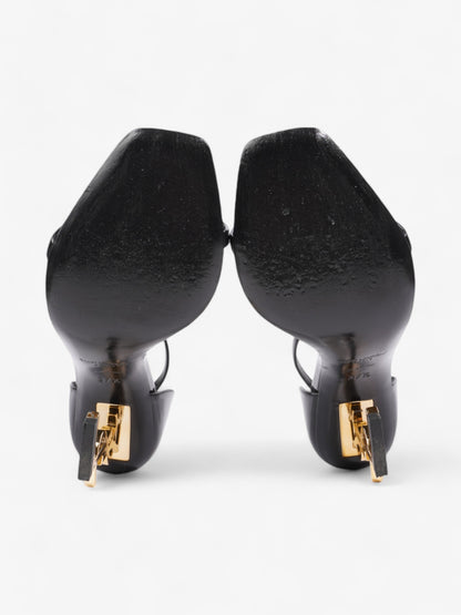 Saint Laurent Opyum Heels 110 Black Patent Leather EU 37.5 UK 4.5