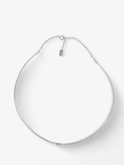 Fendi Small FF Choker Silver Base Metal
