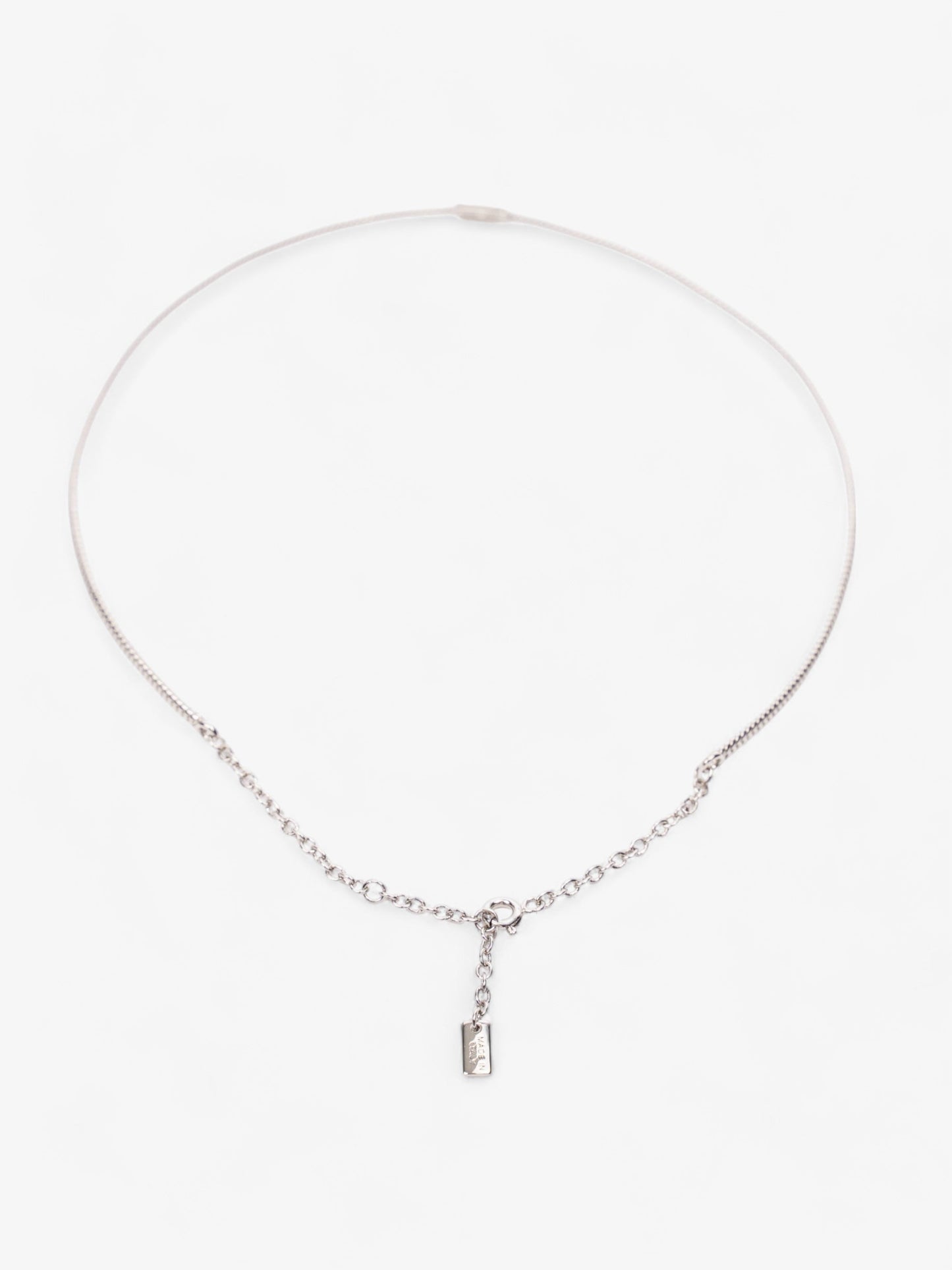 Fendi Small FF Choker Silver Base Metal