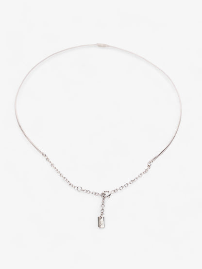 Fendi Small FF Choker Silver Base Metal