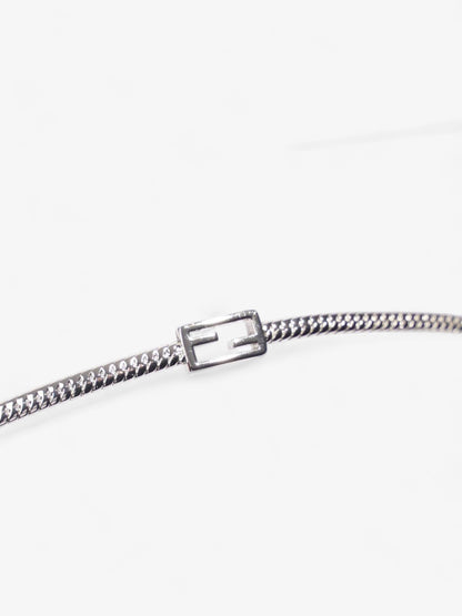 Fendi Small FF Choker Silver Base Metal