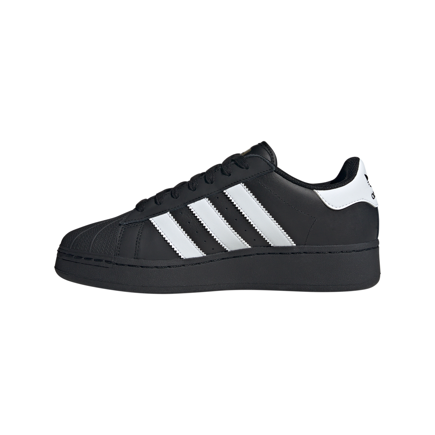 Men's Adidas Superstar XLG "Core Black Gold Metallic"