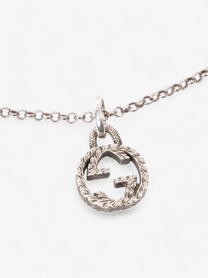 Gucci Interlocking G Necklace Silver Silver Sterling