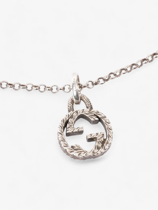 Gucci Interlocking G Necklace Silver Silver Sterling