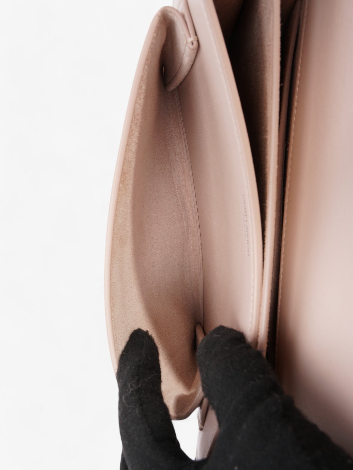 Saint Laurent Sunset Light Pink Calfskin Leather Medium