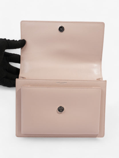 Saint Laurent Sunset Light Pink Calfskin Leather Medium