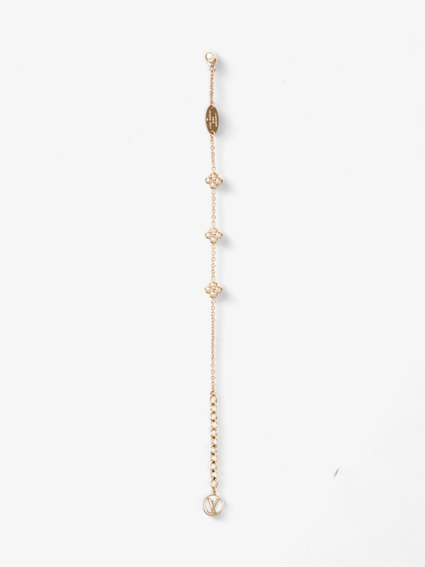 Louis Vuitton Flower Full Bracelet Gold Brass