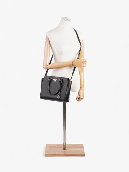 Prada Galleria Tote Black Saffiano Leather Medium
