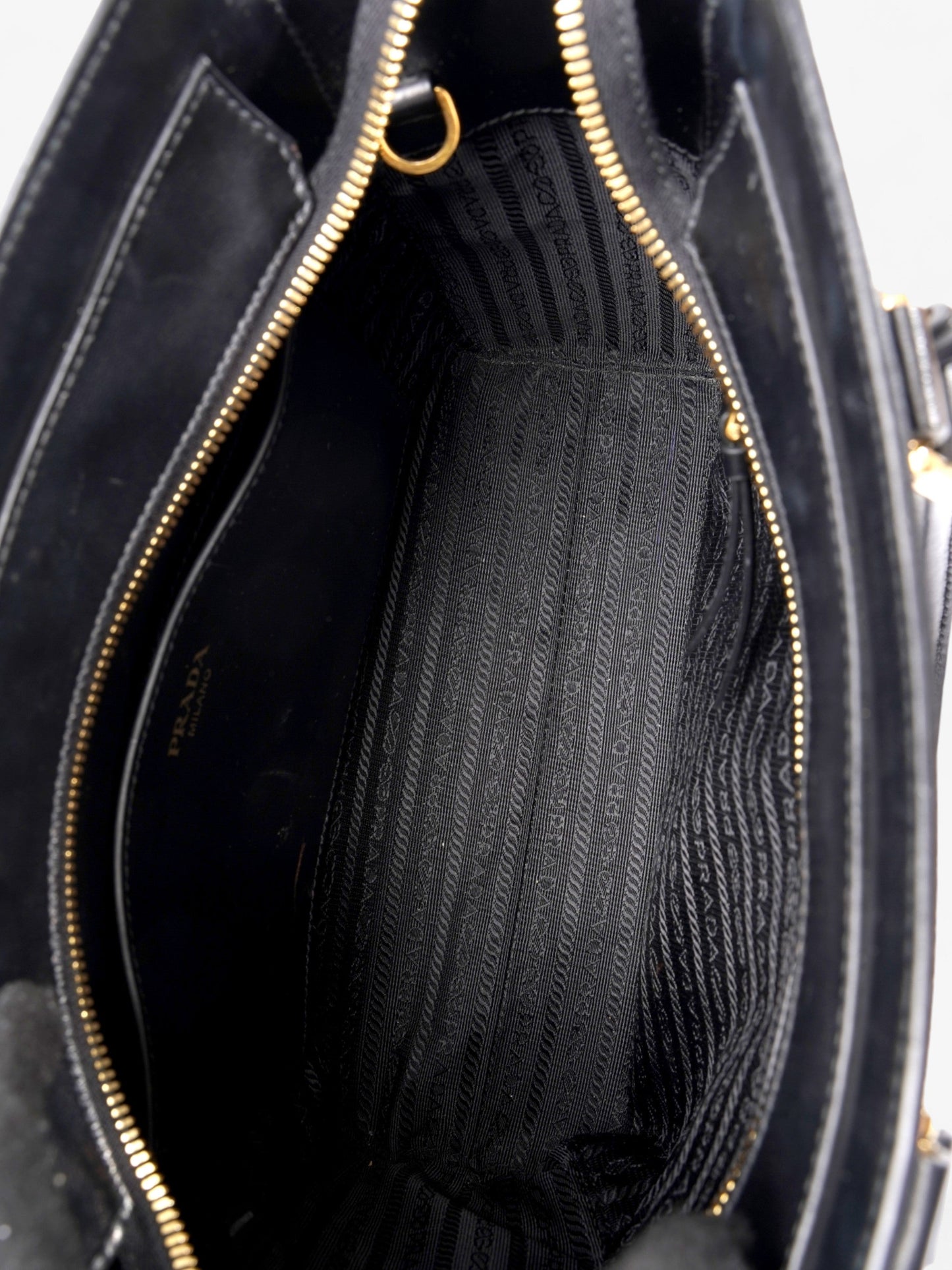 Prada Galleria Tote Black Saffiano Leather Medium
