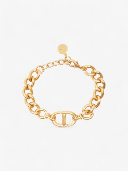 Christian Dior CD Bracelet Gold Base Metal 21cm