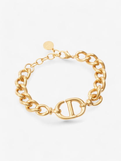 Christian Dior CD Bracelet Gold Base Metal 21cm